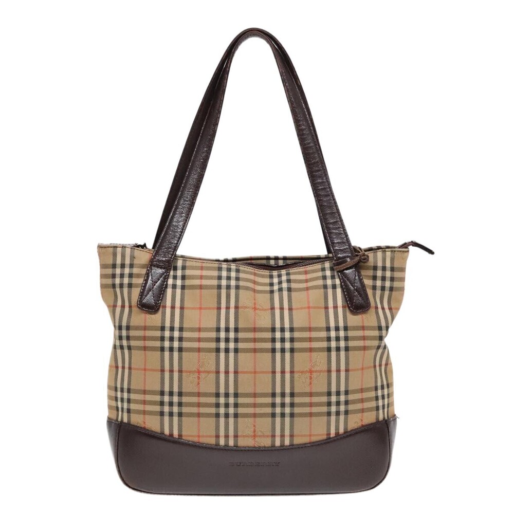 Burberry Nova Check Tote canvas check pattern Small